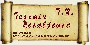 Tešimir Misaljević vizit kartica